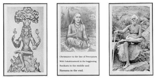 Dakshinamurti, Sri Shankaracarya & Sri Ramana Maharshi Dakshinamurti, Sri Shankaracarya & Sri Ramana Maharshi