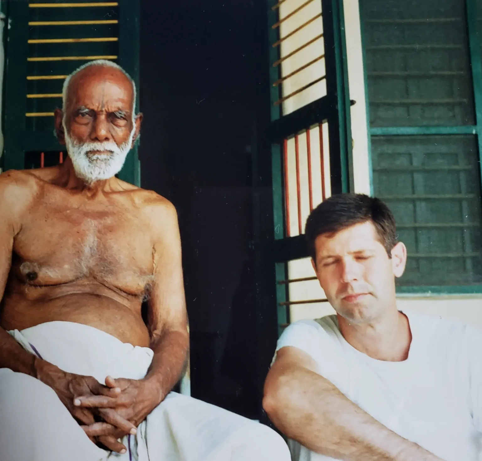 Dennis visiting Ramaswami Pillai