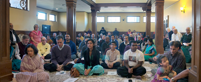 devotees gathered for Jayanti