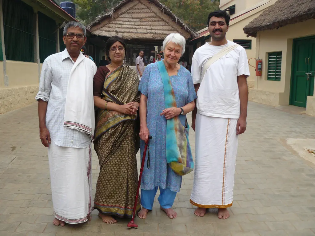 Jan 2018, Margo in Sri Ramanasramam
