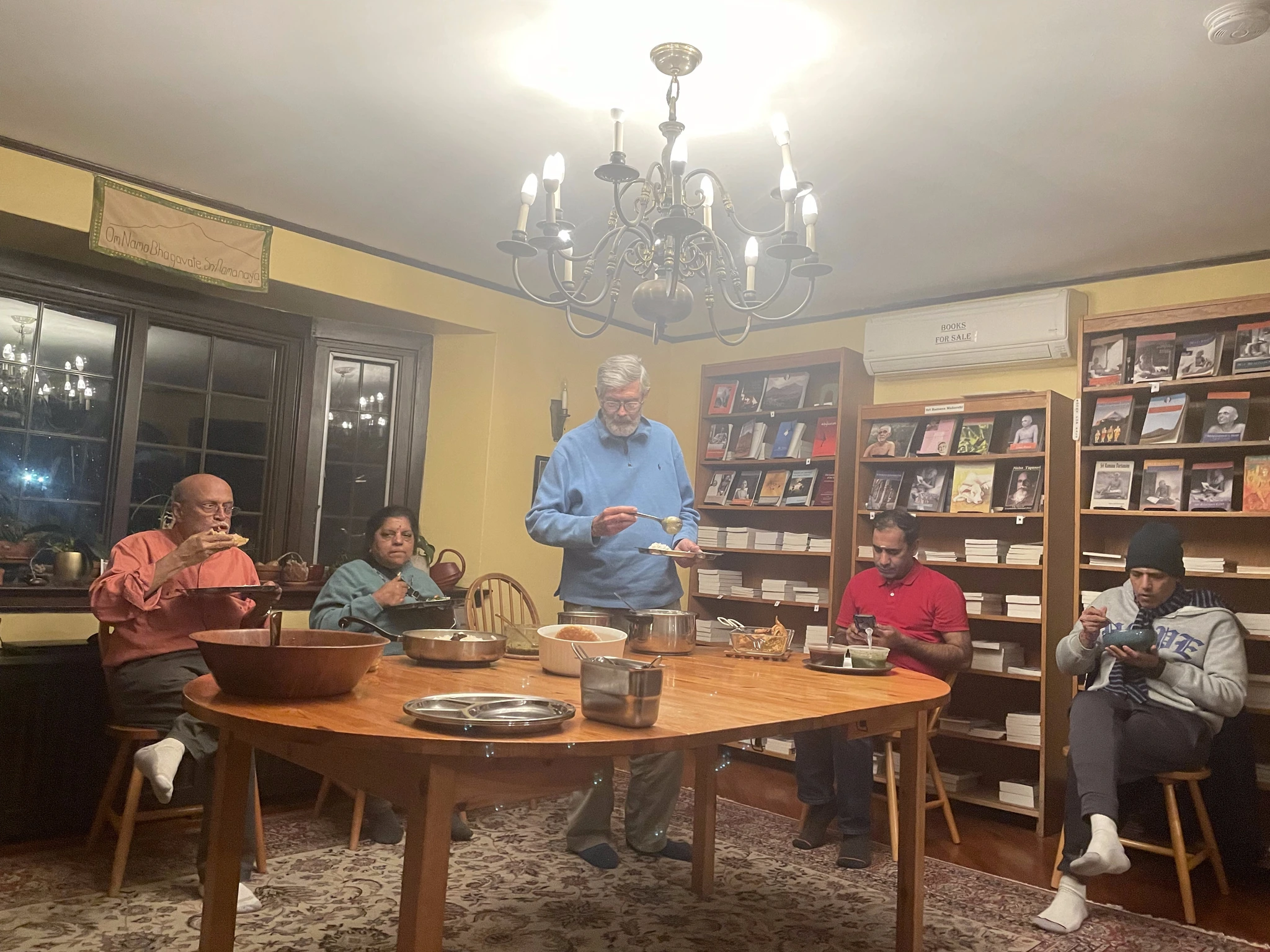 parasad after sri cakra puja, Monica