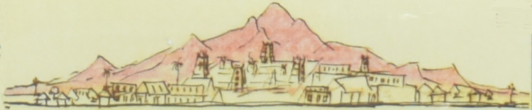 Bhagavan's sketch of Arunachala
