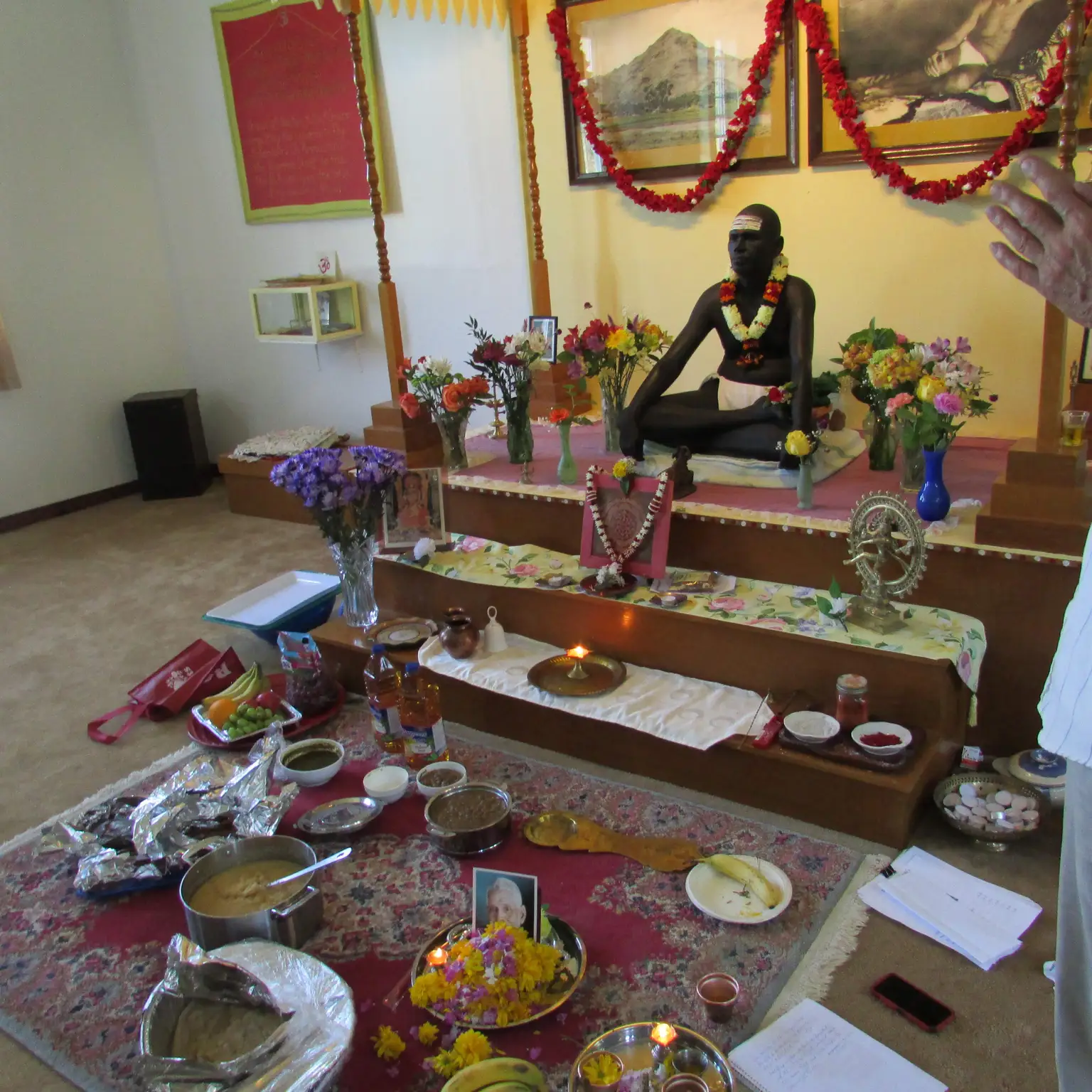 Sri Cakra puja offering