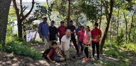 L2R: Suresh, Gurunath, Swaminathan,<br>Hari, Lavanya, Ananya, Tanvi, Advaita, Rishabha and Arthur in front
