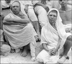 Alagamma,left; Venuammal, left