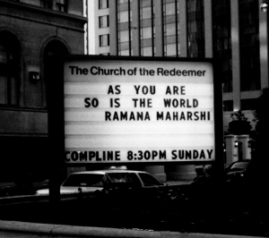 As You Are So Is the World
 Church of the Redeemer, Toronto, ON