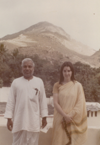 Bhagavat and Evelyn at Arunachala
