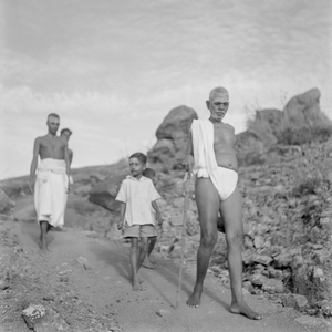 Sri Bhagavan followed by Sri Sundaram and Madhava Swami